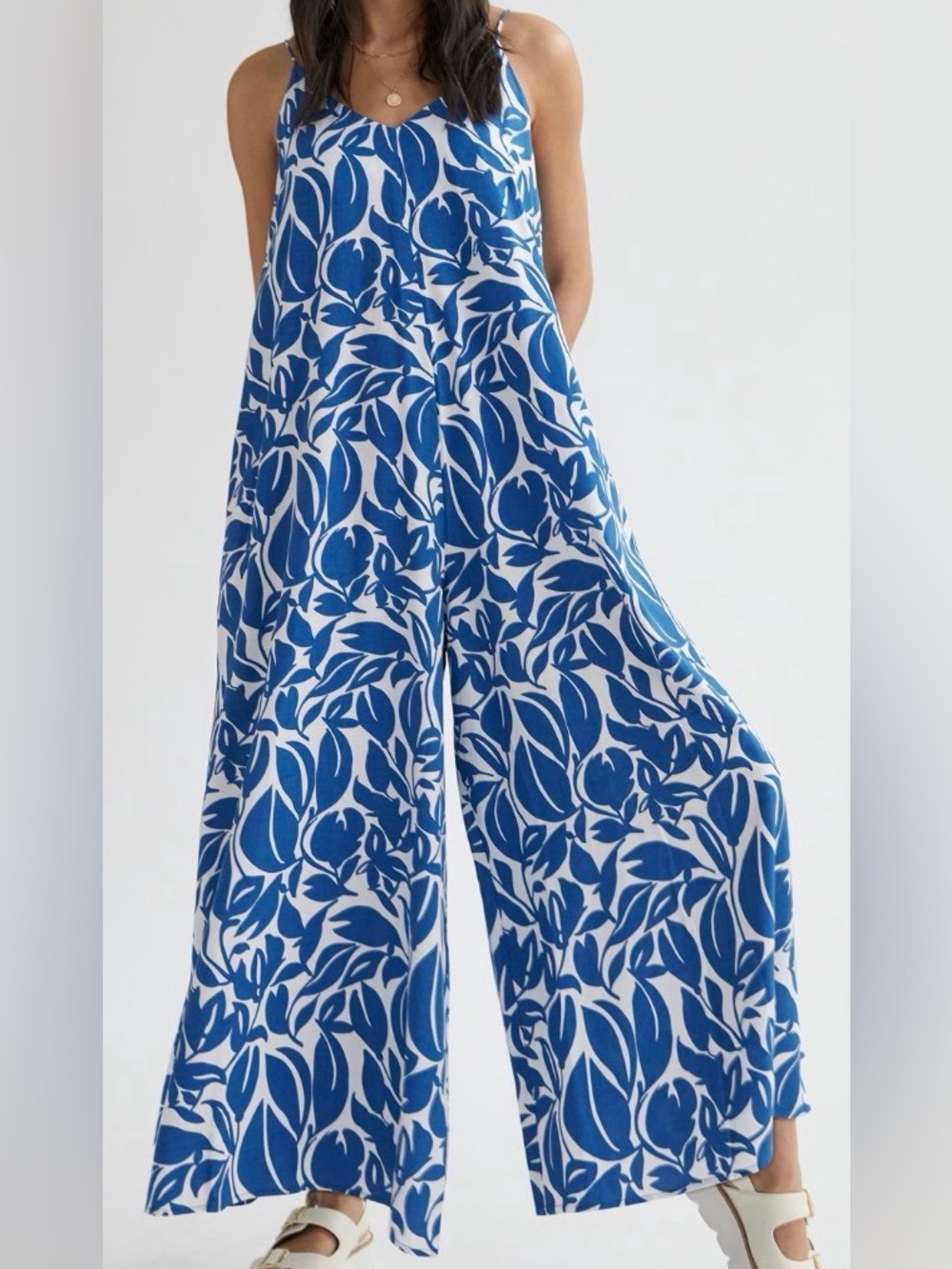 Anthologies ~ Traffic People Jumpsuit ~ in Blue Pattern